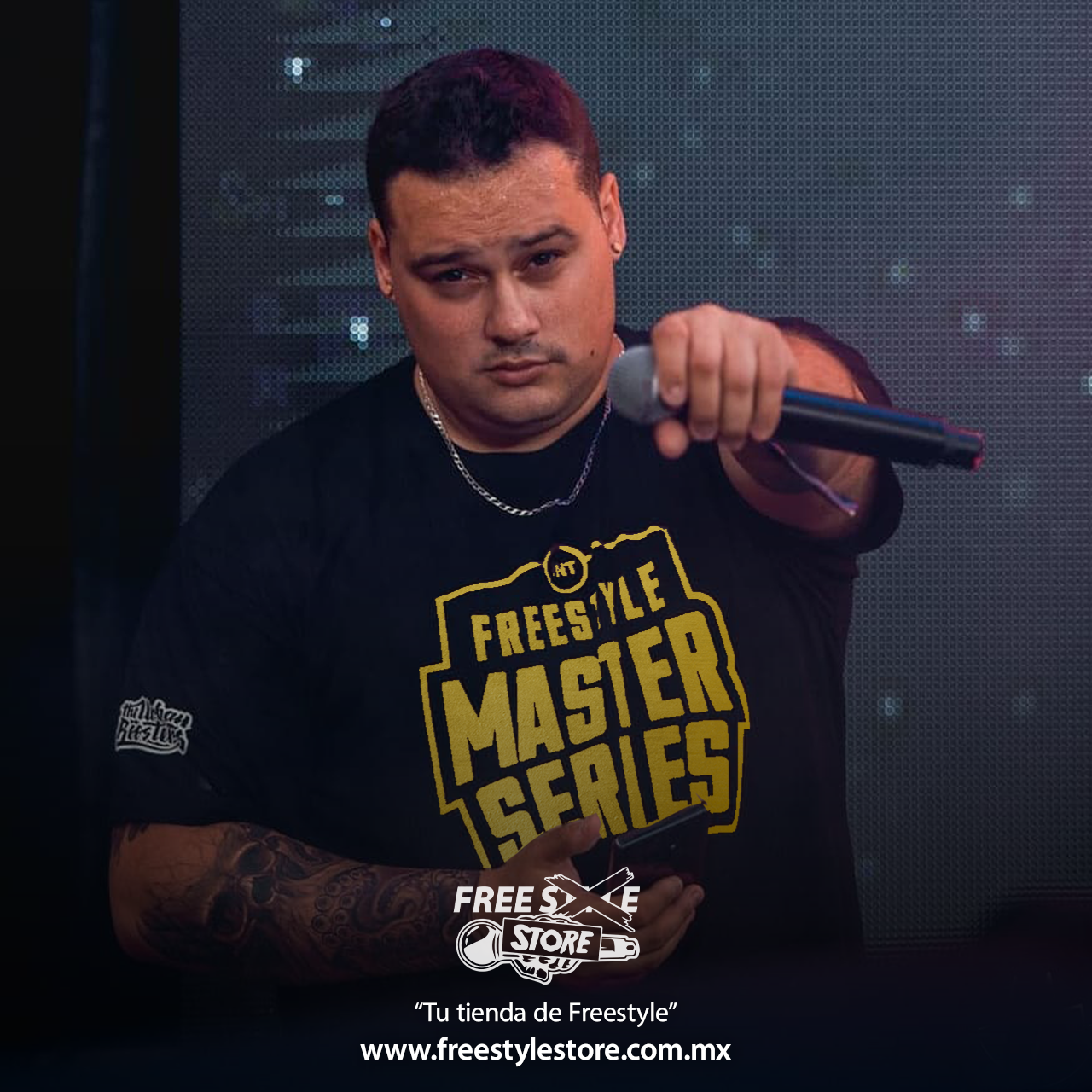 playera FMS internacional dorado